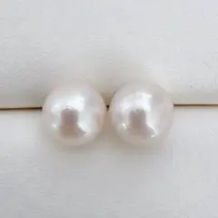 597 あこやパール　スタッドピアス8mm サージカルステンレス