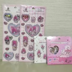 正規品★エスターバニー×マイメロディ シール4点まとめ売り★