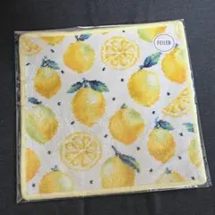 新品 LOVERARY BY FEILER レモンドット ハンカチ　ホワイトのサムネイル