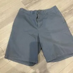 グレー ストライプ ショートパンツ　40 ブルー　ハーフパンツ　アーバンリサーチ