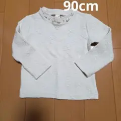 après les cours 花柄長袖Tシャツ 90cm