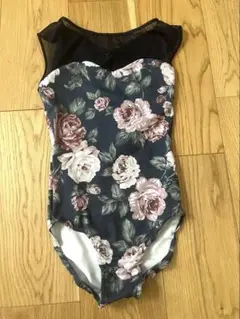 限定価格⭐︎スティナ バレエレオタード Sサイズ 花柄 ネイビー stina Yahoo!オークション -「stinaレオタード」の落札相場・落札価格