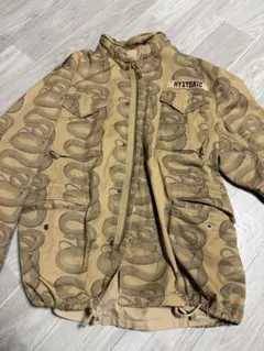 HYSTERIC 蛇模様 ミリタリージャケット X-Large