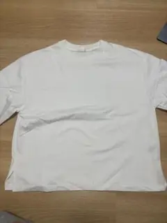 ホワイト クルーネック Tシャツ 半袖