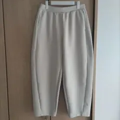 美品 UNIQLO ユニクロ ドライスウェットカーブパンツ ナチュラル XL