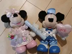 ミッキー ミニー ウェディングドールセット