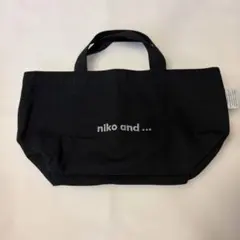 ニコアンド 刺繍 ロゴトートバッグ M 小