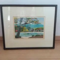 木版画 梅原龍三郎 富士山 エデションナンバー55/195 - メルカリ