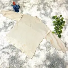 ローリーズファーム LOWRYS FARM ニットシャツ F ベージュ