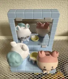 ちいかわ一番くじ D賞かわいい？お風呂フィギュア モモンガ 古本屋（かにちゃん）