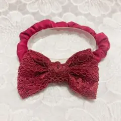 赤レース　25cm