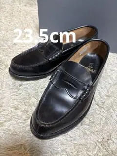 定番✨リーガル【23.5】コインローファー レザー 通勤 通学　ビジネス　黒