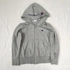 Champion グレー ジップアップパーカー