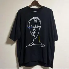 新品 マディソンブルー ロゴプリント ナンバリングTシャツ 黒 01 22ss