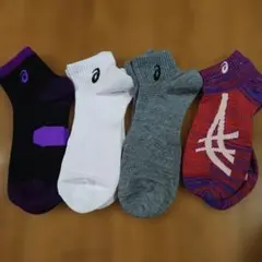 未使用ASICS ソックス 4足セット