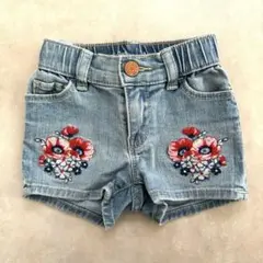baby GAP ショートパンツ　短パン　80サイズ　刺繍