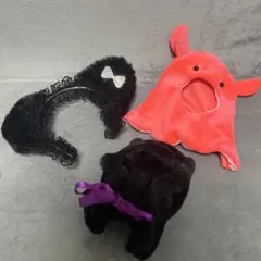 ぬいぐるみ・マスコット ぬいぐるみ用服 メンダコ カチューシャ(ぬい用)