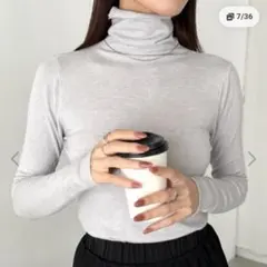 CLEA tシャツ タートルネックトップス レディースのサムネイル