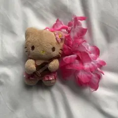 レア‼️アロハ ハワイアン 日焼けキティ ウクレレ ハイビスカス フラ レア‼️アロハ ハワイアン 日焼けキティ ウクレレ ハイビスカス フラ