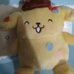 サンリオキャラクターズ当たりくじ　ラストワン賞　ポムポムプリン　ストラップ