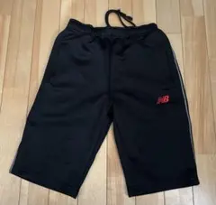 130 ニューバランス new balance ハーフパンツ 黒 ジャージ
