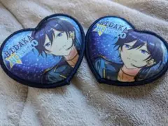 あんスタ ハートクッション 缶バッジ 氷鷹 北斗