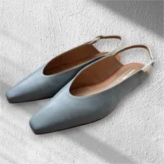 ODETTE E ODILE ディープUカット スリングバック フラットシューズのサムネイル