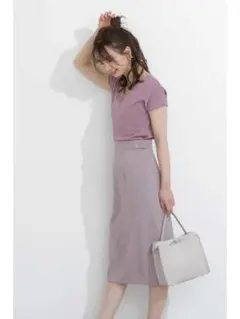 PROPORTION BODY DRESSING サイドベルトタイトスカート