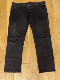 サイズ50 DSQUARED ブラック デニム パンツ
