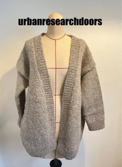urbanresearchdoors ペルーベージュニットカーディガン