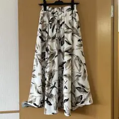 fifth フレアスカート フラワープリント