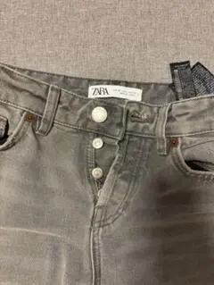 ZARA グレー スキニーデニム