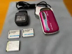SANYO Xacti 本体 3m防水ムービー ピンク（充電器付き）今日だけ価格のサムネイル