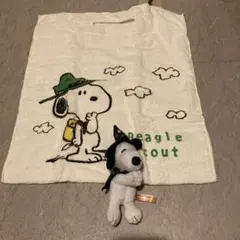 スヌーピー　タオル地　エコバッグ 新品　未使用　ですがタグなしです