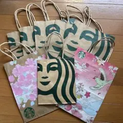 Starbucks ショップ袋 8枚セット