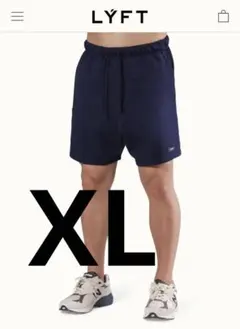 新品　Lyft リフト　ハーフパンツ　メンズ　XL ネイビー　スウェット