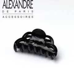 ALEXANDRE DE PARIS ヘアクリップ ブラック 保存袋付き