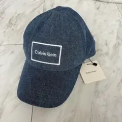 Calvin Klein キャップ カルバンクライン 帽子　CK デニムブルー