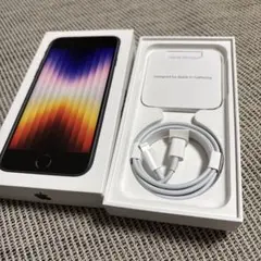 iphone seの箱と充電ケーブルのみ