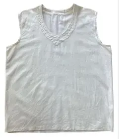 50s French Military V-Neck Wool Vestのサムネイル