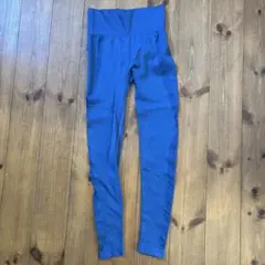 レギンス　ブルー