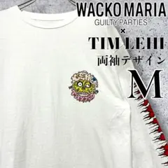 【激レアモデル】ワコマリア×ティムリーハイ コラボ ゾンビスカル ロンT 白 Mのサムネイル