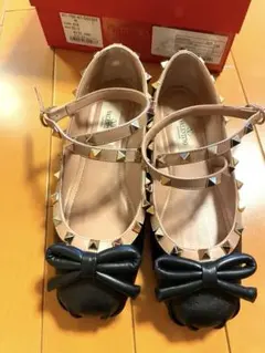 ♡Valentino•スタッズ付きフラットシューズ•黒とベージュ 楽天市場】VALENTINO ヴァレンティノ バレエシューズ 4W2S0HB6 SWH