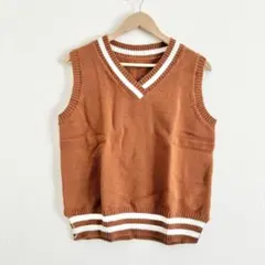 ニット ベスト おしゃれ Vネック メンズ レディース