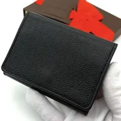 【超美品】ICタグ ルイヴィトン　小銭入れ　タイガ　ジッピーパー　黒 ルイヴィトン タイガ ジッピー・コインパース ノワール カード・コイン