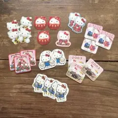 キティ　レトロ　フレークシール