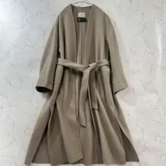 新品 ヤマダヤ MIREPOIX ノーカラー ロングコート 38 日本製 - メルカリ