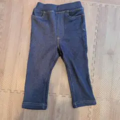 ダークブルー スリムフィットパンツ 90cm