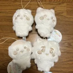 ちいかわ ぬいぱれっと～ミルクいろ～ マスコット 全４種　コンプ リートセット