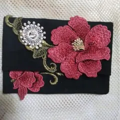 立体モチーフ、ポケットティッシュケース、ハンドメイド